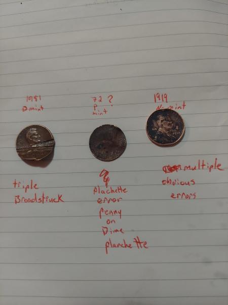 Found in pocket change. The planchette error coin…