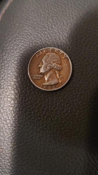 1962 D Washington Quarter.
