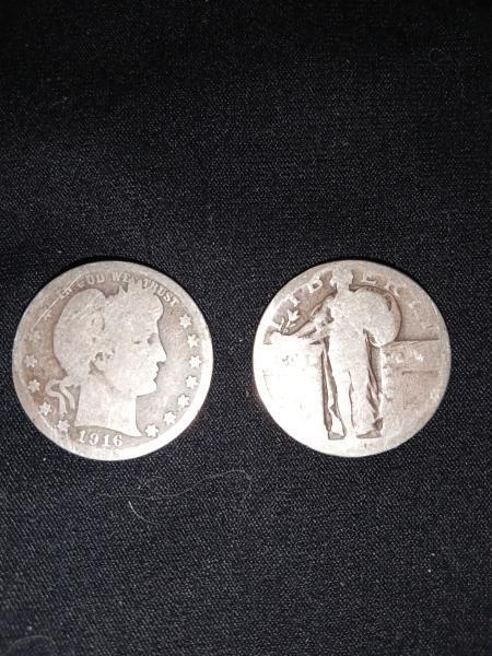 1916 quarter of lady liberty head and a&hellip;
