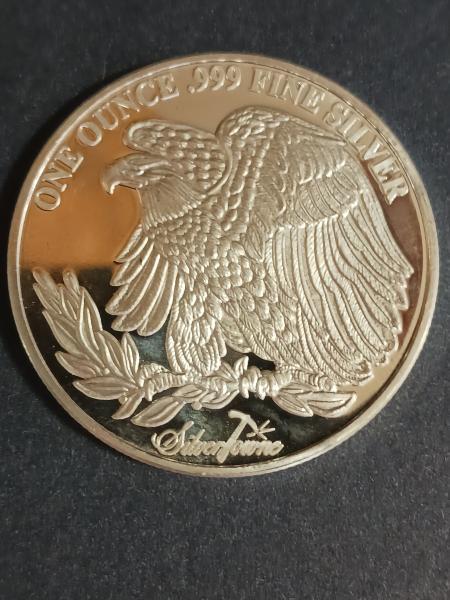 1 oz 999 fine silver advertising peace rca-t
