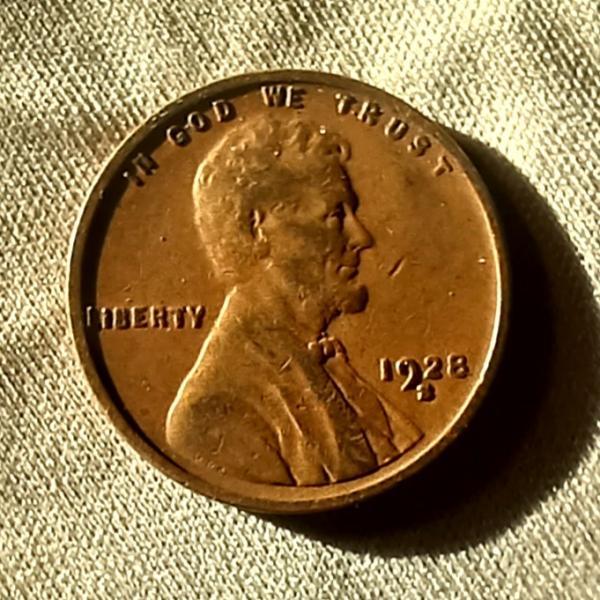1928-S lincoln wheat penny capsule kept, also do&hellip;
