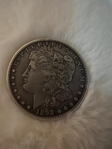 1892 Morgan coin