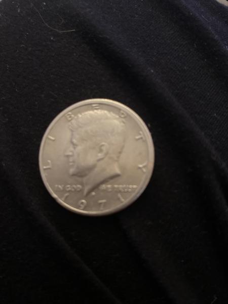 1971 John f kennedy half dollar Denver coin