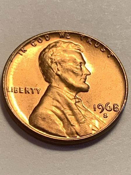 1968 S penny. The color in real life&hellip;