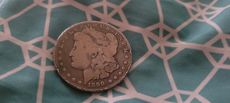 1890 cc morgan silver dollar