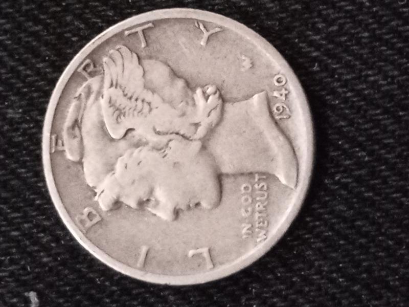 1940 Mercury dime