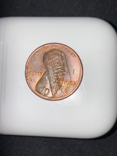 1982 Penny, not sure if copper or zinc.&hellip;
