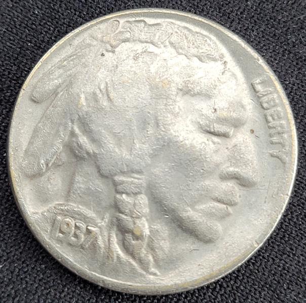 1937-D 3 Legged Buffalo Nickel