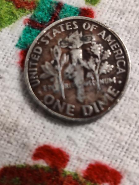 1988 p Roosevelt dime with huge mint error.&hellip;