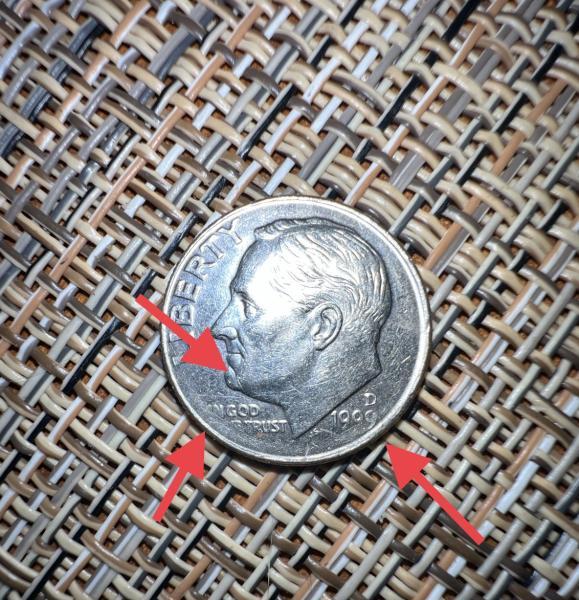 1999 D dime .. unique don’t know if&hellip;