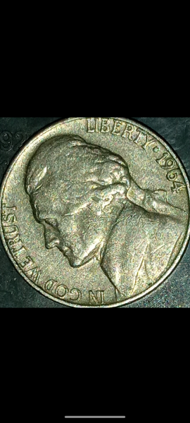1964 D nickel about uncirculated