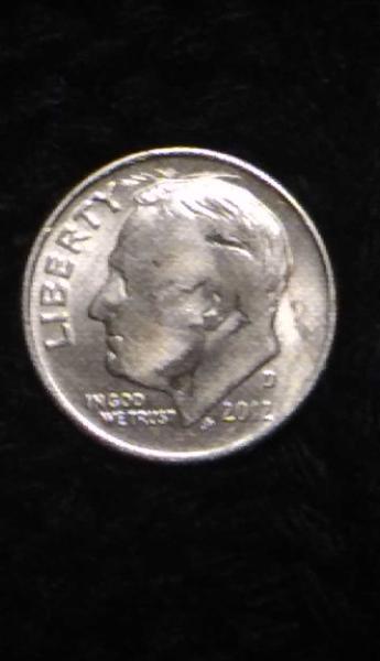 2012D Dime front-ear deformed, hair by face no&hellip;