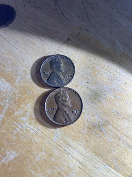 1929 wheat straw penny with long tail on&hellip;