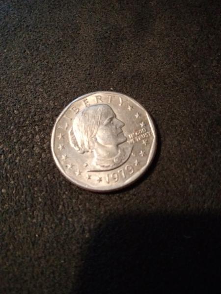 Silver Dollar with Susan B Anthony from 1979.