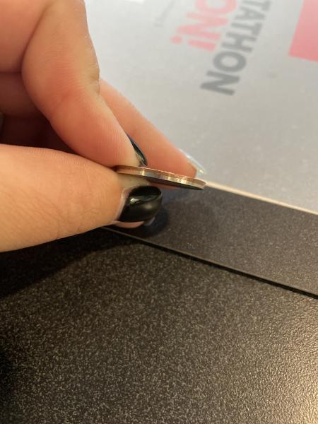 Quarter is flat around edge and seems to&hellip;