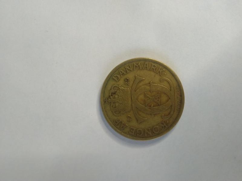 2 Danish Crones 1925 3 cm on each…
