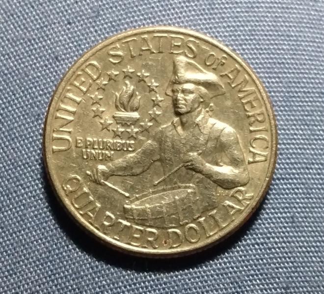United States 1776 -1976 bicentennial quarter