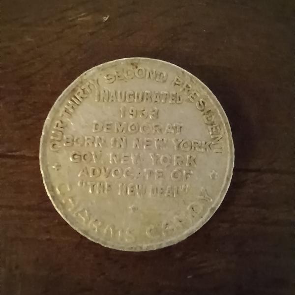 Roosevelt coin or token inauguration?