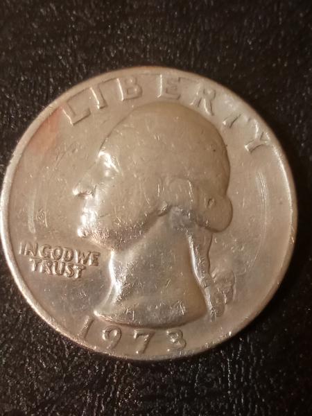 1973 quater with several mint errors.