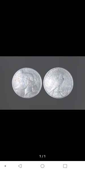Morgan dollar 1887 peace dollar 1923 graded au&hellip;