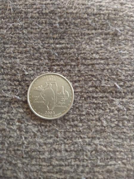 2003 Illinois Quarter Super rare error coin. I&hellip;