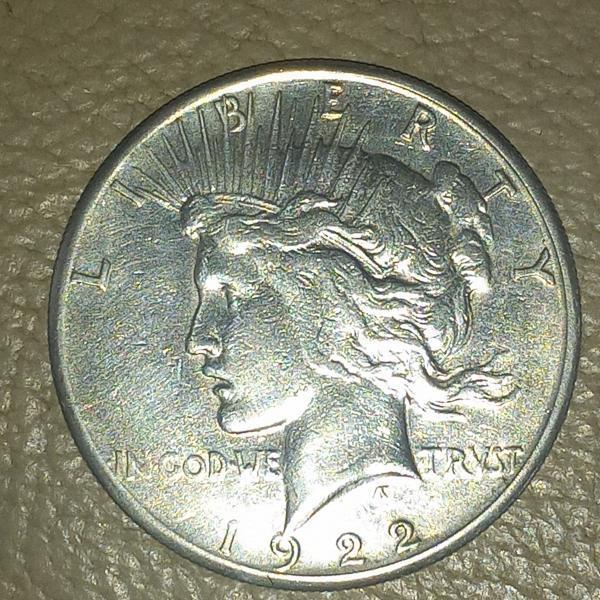 1922 s silver dollar. Weighs 26.72 grams