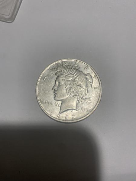 1922 peace dollar would like to get it…
