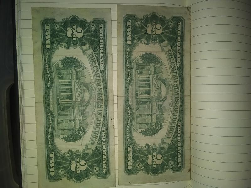 1963 2 dollar bill red seal and red&hellip;