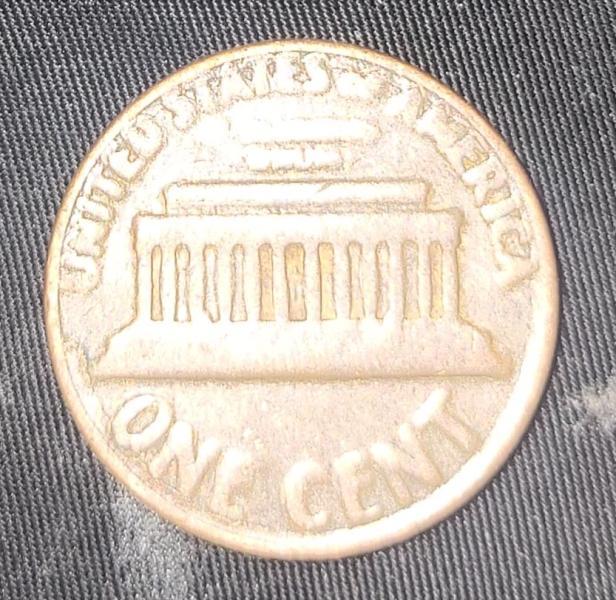 1969 d penny clear doubling on both sides