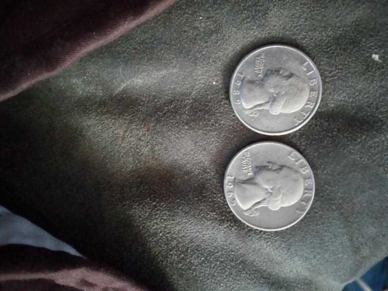 1989 p quarter an 1965 no mint mark&hellip;