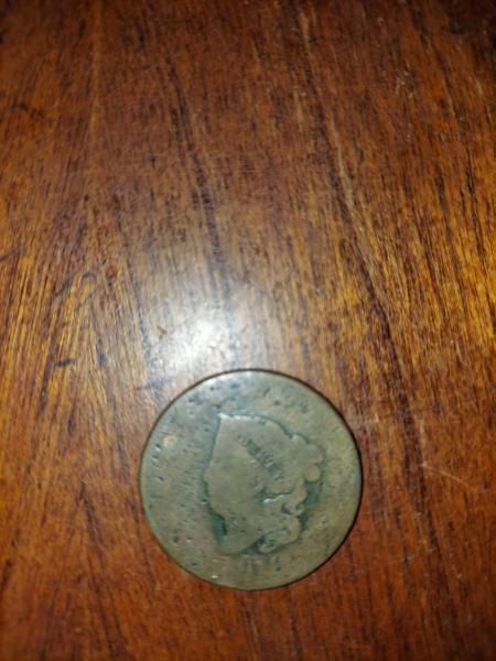 This coin is a 1816 United States penny,&hellip;