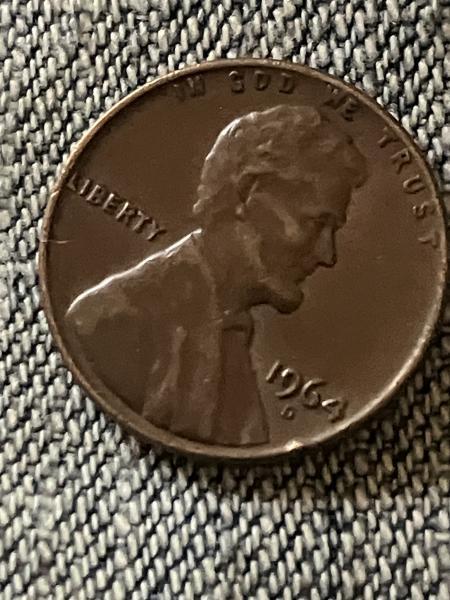 It’s a 1964 d penny I just would…