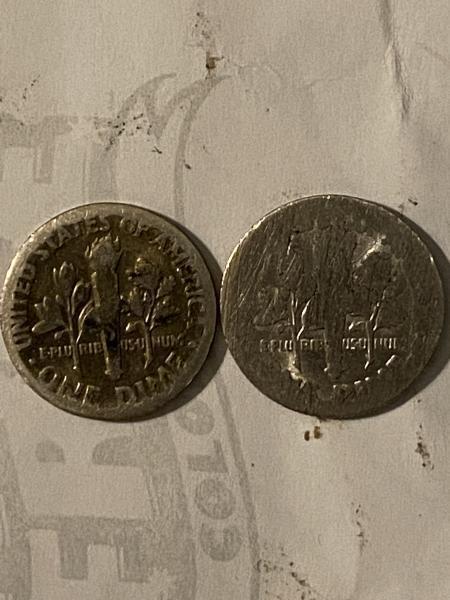 One dime weigh 2.15 the other 2.19 don’t&hellip;