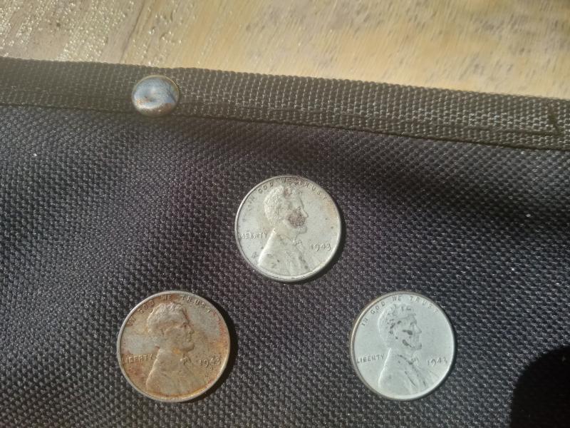 1943 silver wheat pennies. Error?