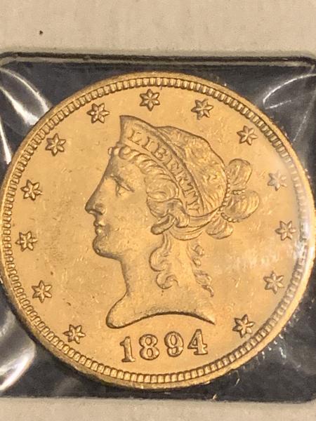 1894 $10 Gold eagle