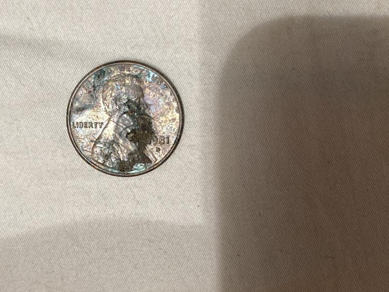 1981 D penny possible error coin