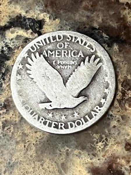 Standing Liberty quarter, not sure what year or&hellip;