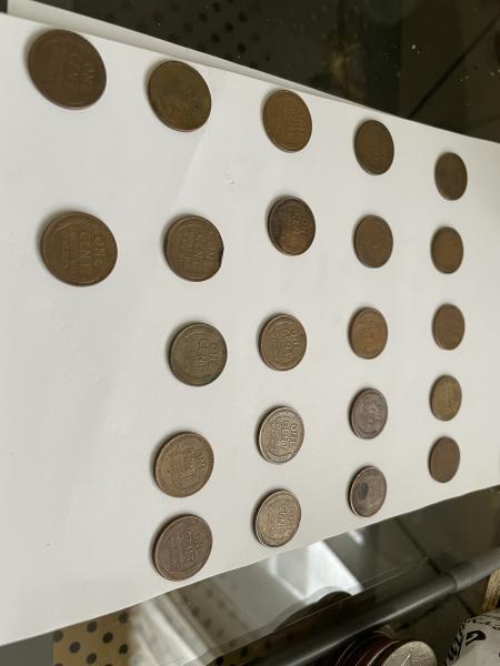 Hello, I have the following Lincoln Wheat Pennies&hellip;