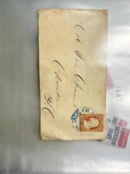 Good morning! Does this old envelope have any&hellip;