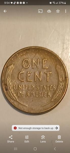 1955 wheat penny "in god we trust" on&hellip;