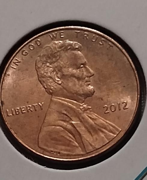 2012 penny with shadows on the reverse double&hellip;