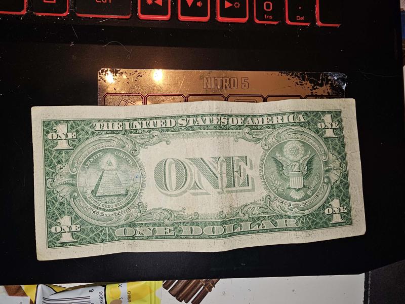 1915D silver certificate. Seems to be misprinted or&hellip;