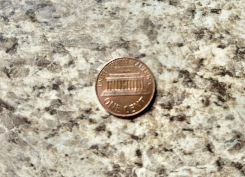 1963 Lincoln Memorial Penny No mint mark
