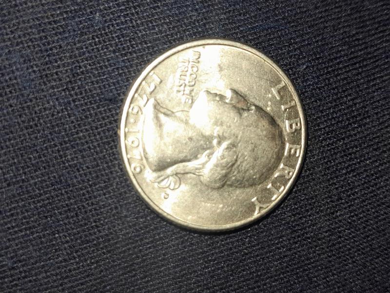 1776- 1976 Liberty Quarter