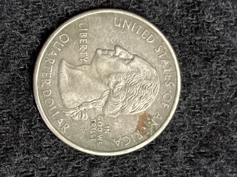 2005 quarter dollar mint mark p with missing…