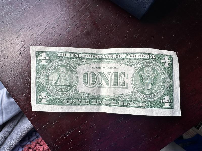1935 Series G Silver Certificate with blue seal,…