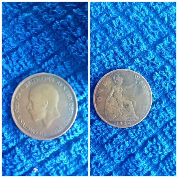 Queen Elizabeth the second 1 cent 1955 One&hellip;