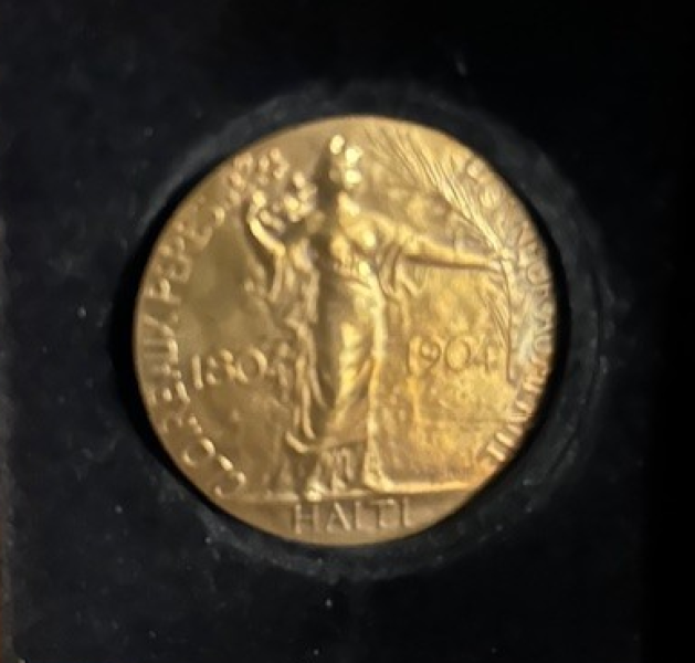 1904 centennial medal of Haiti's independence believed to&hellip;