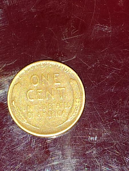 1953 wheat penny L is on rim leaving&hellip;