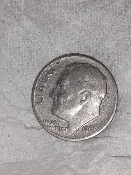 1965 US dime